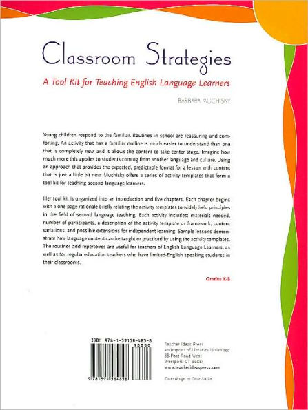 Classroom Strategies: A Tool Kit for Teaching English Language Learners