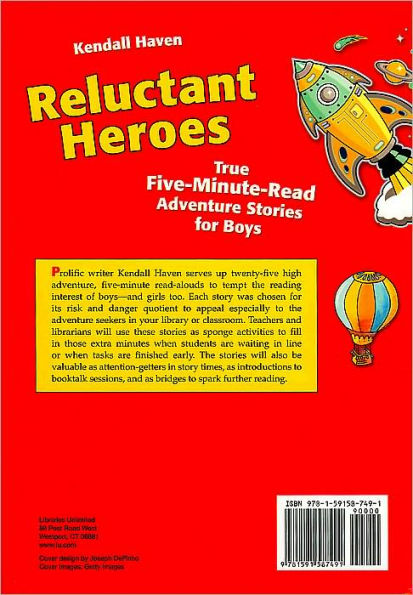 Reluctant Heroes: True Five-Minute-Read Adventure Stories for Boys