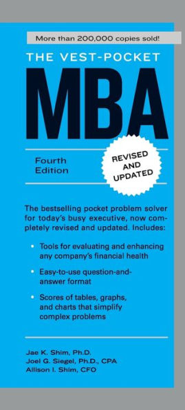 The Vest-Pocket MBA: Fourth Edition