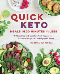 Title: Quick Keto Meals in 30 Minutes or Less: 100 Easy Prep-and-Cook Low-Carb Recipes for Maximum Weight Loss and Improved Health, Author: Martina Slajerova