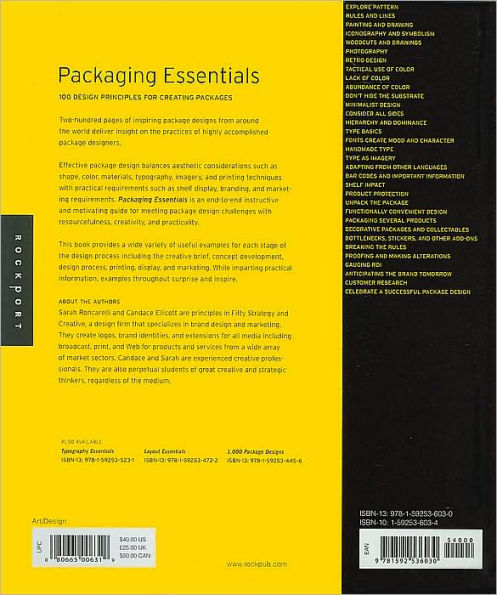 Packaging Essentials: 100 Design Principles for Creating Packages