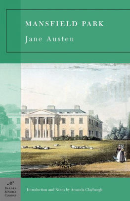 Mansfield Park Barnes Noble Classics Series By Jane Austen