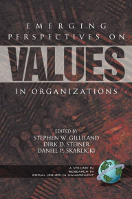 Title: Emerging Perspectives on Values in Organizations (PB), Author: Dirk Steiner