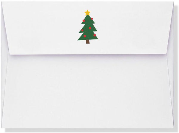 Sparkly Christmas Trees Christmas Boxed Card