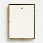 Alternative view 2 of Gold Butterfly Stationery Set