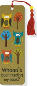 Title: Owl Reading Paper Bookmark