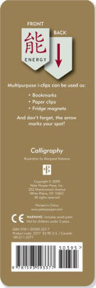 Calligraphy i-Clips Magnetic Page Markers - Set of 8