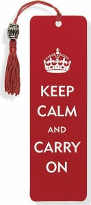 Title: Keep Calm and Carry On Bookmark