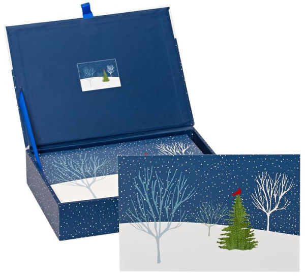 Midnight Cardinal Christmas Boxed Cards