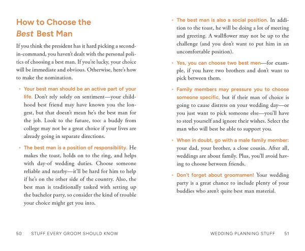 Stuff Every Groom Should Know