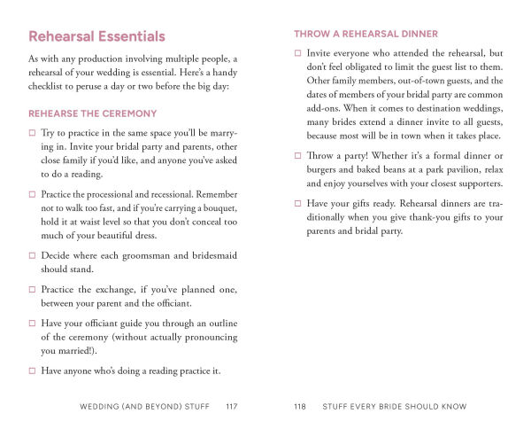 Stuff Every Bride Should Know