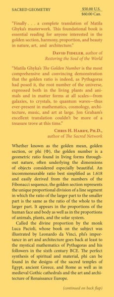 The Golden Number: Pythagorean Rites and Rhythms in the Development of Western Civilization