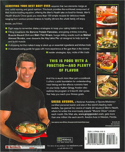 Men's Health Muscle Chow: More Than 150 Easy-to-Follow Recipes to Burn Fat and Feed Your Muscles : A Cookbook