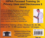 Title: HIPAA Focused Training 3A: Privacy Uses and Disclosures 5 Users, Author: Daniel Farb