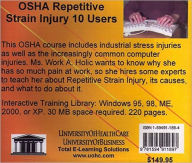 Title: OSHA Repetitive Strain Injury, 10 Users, Author: Daniel Farb