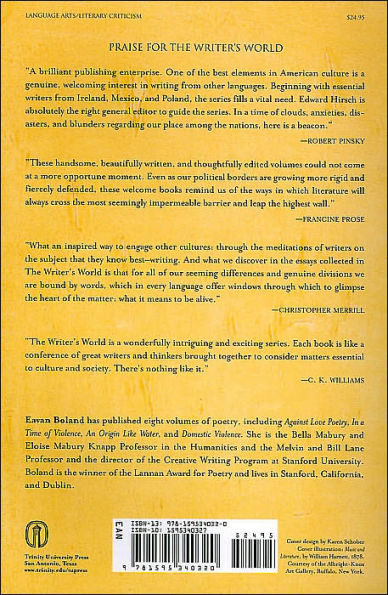 Irish Writers on Writing (The Writer's World Series)
