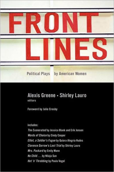 Front Lines: Political Plays by American Women