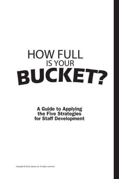 How Full Is Your Bucket? Expanded Educator's Edition