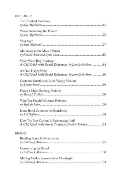 the Best of Gallup Management Journal 2001-2007