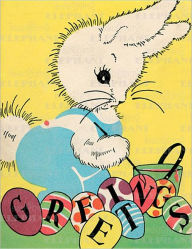 Title: Rabbit W/ Paint Brush - Easter Greeting Card, Author: Laughing Elephant Publishing