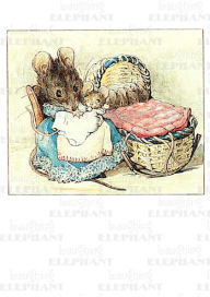 Title: Mother Mouse with Babies - New Child Greeting Card, Author: Beatrix Potter