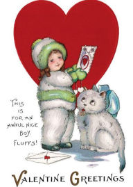 Title: Girl in Snowsuit and Kitty Valentine's Day Card [With Envelope], Author: Laughing Elephant Publishing