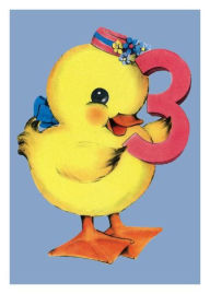 Title: Duckling Third Birthday Card [With 6 Envelopes], Author: Laughing Elephant Publishing