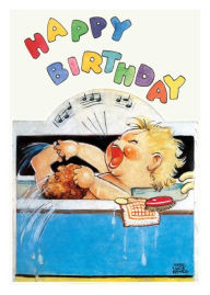 Title: Baby Singing in the Bath Birthday Card [With 6 Envelopes], Author: Laughing Elephant