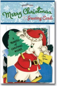 Title: Vintage Christmas Cards Packet: 15 Greeting Cards with Envelopes, Author: Laughing Elephant