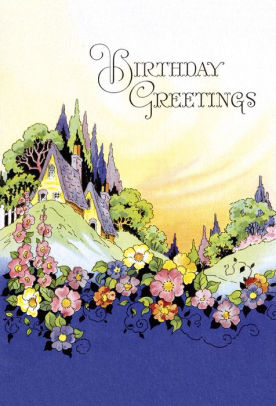 Birthday Greetings Vintage Birthday Card By Laughing Elephant