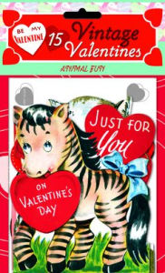 Title: 15 Vintage Valentines: Fun with Animals: 15 Die-Cut Cards in Bag with Decorated Envelopes, Author: Laughing Elephant