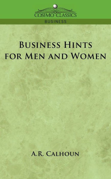 Business Hints for Men and Women