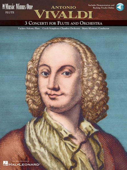 Vivaldi - 3 Concerti for Flute & Orchestra: D Major (RV427); F Major (RV434); G Major (RV438): Music Minus One Flute