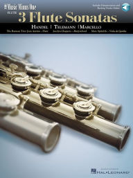 Title: 3 Flute Sonatas - Handel, Telemann, Marcello Music Minus One Flute Book/Online Audio, Author: Hal Leonard Corp.