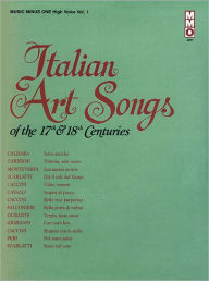 Title: Italian Art Songs of the 17th & 18th Centuries: Music Minus One High Voice Vol. 1, Author: Hal Leonard Corp.
