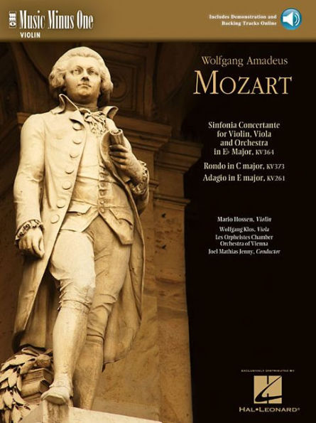 Mozart - Sinfonia Concertante in E-flat, KV364; Adagio in E; Rondo in C Book/Online Audio