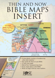 Title: Then and Now Bible Maps Insert, Author: Rose Publishing