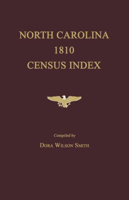 North Carolina 1810 Census Index By Dora Wilson Smith Paperback