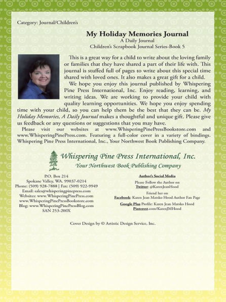 My Holiday Memories Journal