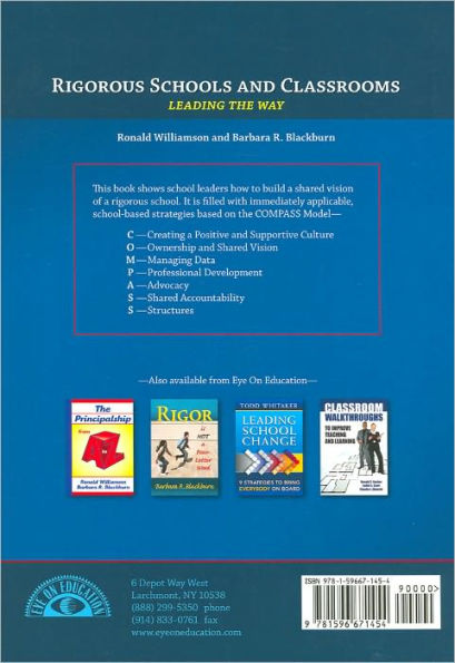 Rigorous Schools and Classrooms: Leading the Way