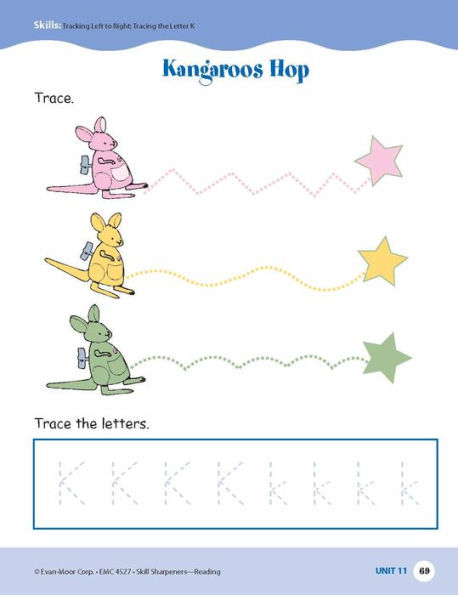 Skill Sharpeners: Reading, Grade PreK Workbook