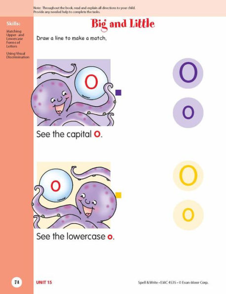 Skill Sharpeners: Spell & Write, PreK Workbook