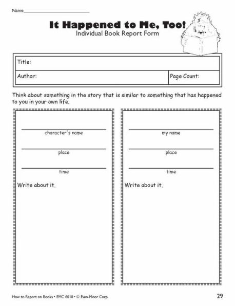 How To Report On Books, Grades 5-6