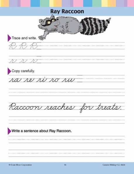 Learning Line: Cursive Writing, Grade 2 - 3 Workbook