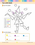Alternative view 6 of Learning Line: Fun with Math, Kindergarten - Grade 1 Workbook