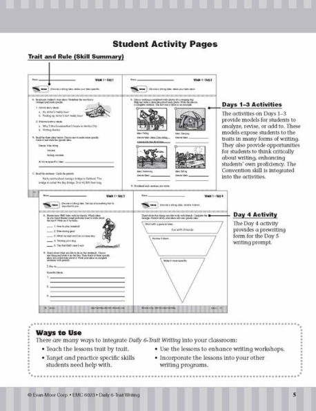 Daily 6-Trait Writing, Grade 3