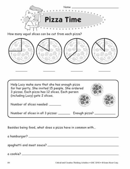 Critical and Creative Thinking Activities, Grade 3 Teacher Resource