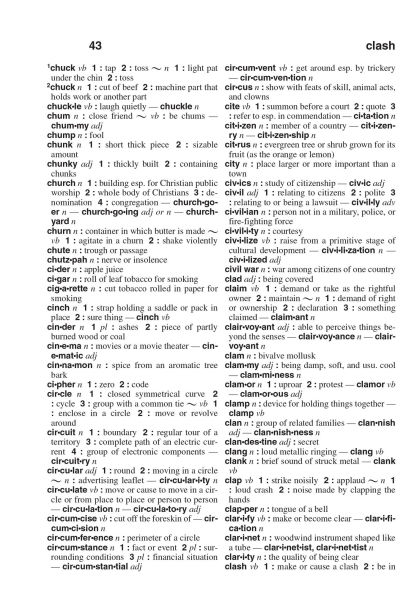 Webster's Dictionary & Thesaurus