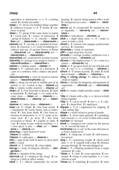 Webster's Dictionary & Thesaurus