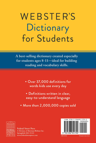 Websters New Elementary Dictionary: a merriam webster